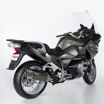 Desert Fox スリップオンエキゾースト EG (Euro 4) ブラックエディション BMW R 1200 RT 2017-2018 | 1740032B BOS (ボス)