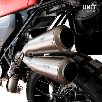 Double High Pipe nineT with visible welding | 1647TitS UnitGarage (ユニットガレージ)