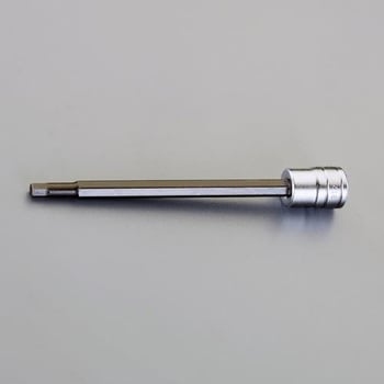 1/4"DRx 1/4"  [INHEX]ロングビットソケット - エスコ