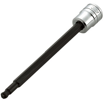 1/4"DRx 1/4"  [Ball-Hex]ロングビットソケット - エスコ