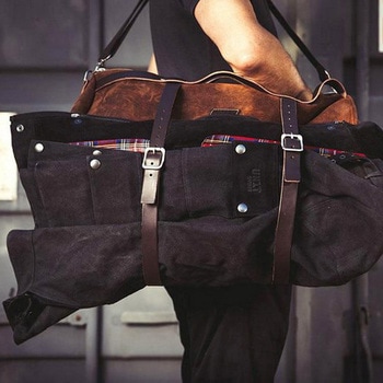 Duffle Bag Kalahari 25L Split Leather | U013 - UnitGarage (ユニットガレージ)