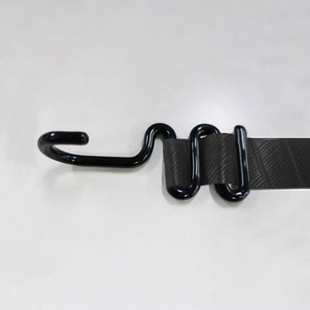 84x35x25.3mm 平ゴムロープ用フック(ツイスト) エスコ
