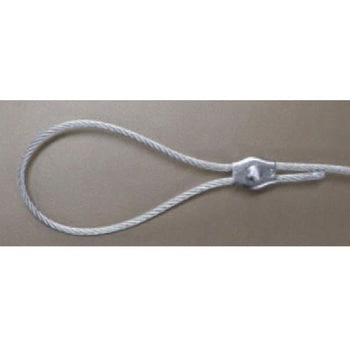 6mm ワイヤークランプ(ステンレス製) - エスコ