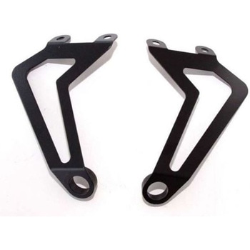 Exhaust brackets (left and right)， ステンレスブラック Powder-Coated BODIS (ボディス)