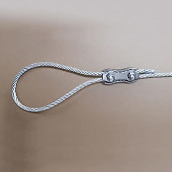 4mm ワイヤークランプ(ステンレス製) エスコ