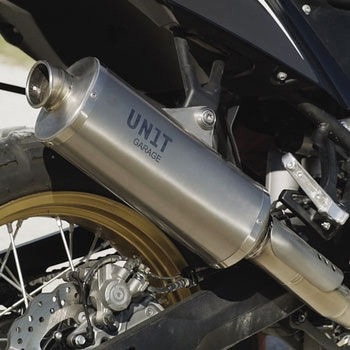 Exhaust in チタン with visible welding Tenere 700 | 3205Tit UnitGarage (ユニットガレージ)
