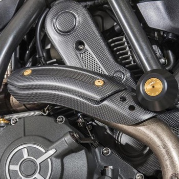 Exhaust pipe heat guard Ducati - matt カーボン Matt カーボン CNC Racing (シーエヌシーレーシング)
