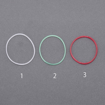 60x1.1mm/300g シリコンゴムバンド(ライトグリーン) エスコ