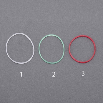 60x1.1mm/300g シリコンゴムバンド(レッド) エスコ