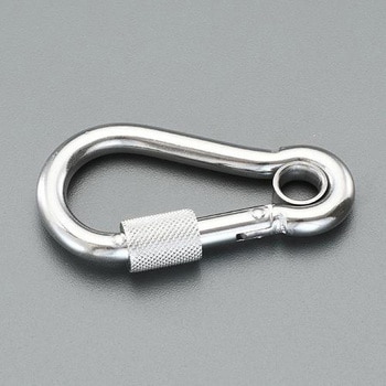 61x 6mm スナップフック(スレンレス製) エスコ