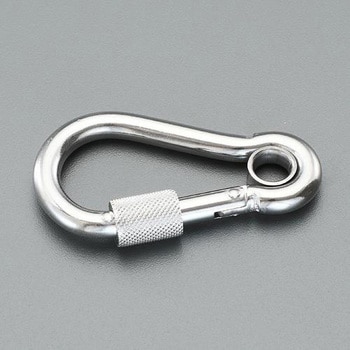 80x 8mm スナップフック(スレンレス製) エスコ