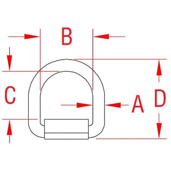76.2 mm ウォール金具(ステンレス製) エスコ