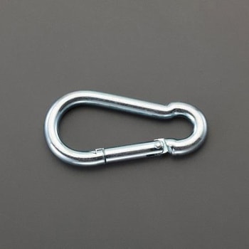 7.0x70.0mm スナップフック(鉄亜鉛メッキ) エスコ