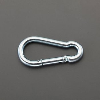 9.0x90.0mm スナップフック(鉄亜鉛メッキ) - エスコ