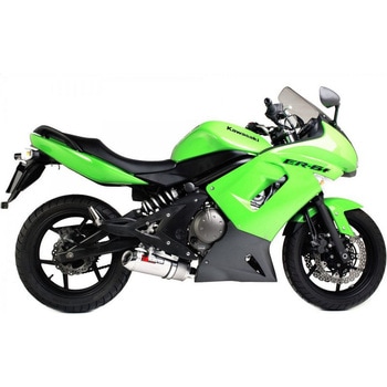 Factory オーバルスリップオン ステンレススリーブ eマーク Kawasaki ER6 F/N 06-11 2006 - 2011 Scorpion (スコーピオン)