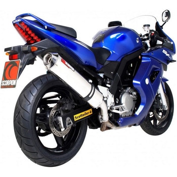 Factory オーバルスリップオン ステンレススリーブ eマーク Suzuki SV 650 03 2003 - 2003 Scorpion (スコーピオン)