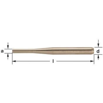 8x150mm ピンポンチ(ノンスパーキング) エスコ