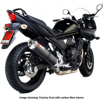 Factory ラウンドスリップオン ステンレススリーブ eマーク Suzuki GSF 650 Bandit Scorpion (スコーピオン)