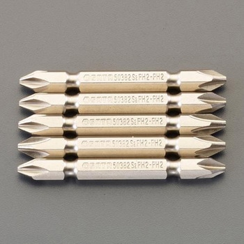 #1x#2x65mm ドライバービット(5本組) エスコ