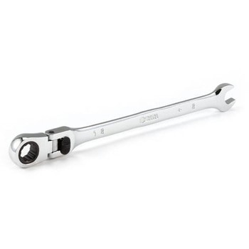 13mm ラチェット片目片口スパナ(首振型/ロック付) エスコ