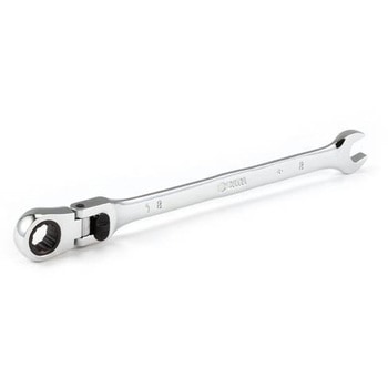 14mm ラチェット片目片口スパナ(首振型/ロック付) エスコ