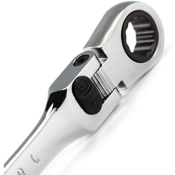 21mm ラチェット片目片口スパナ(首振型/ロック付) エスコ