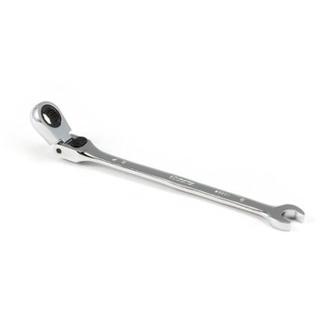 21mm ラチェット片目片口スパナ(首振型/ロック付) エスコ