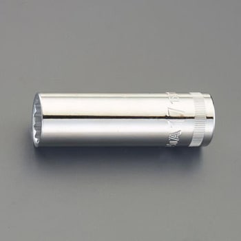 1/2"DRx12mm ディープソケット(12角) - エスコ