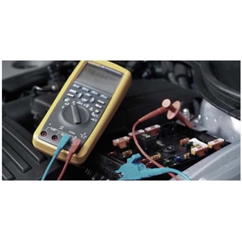 ワニ口クリップ (大口径/赤) - エスコ