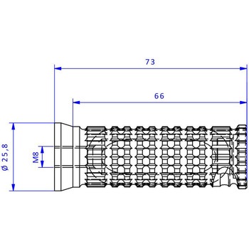 フットペグs - Fixed Universal M8/M6 CNC Racing (シーエヌシーレーシング)