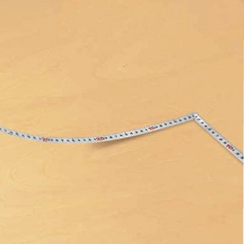 250x500mm シルバー曲尺 エスコ