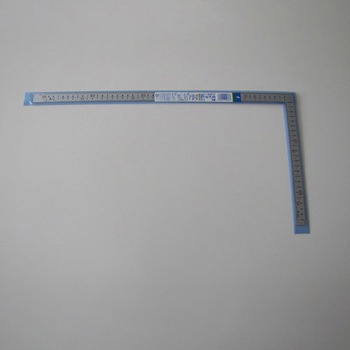 250x500mm 幅広シルバー曲尺 エスコ