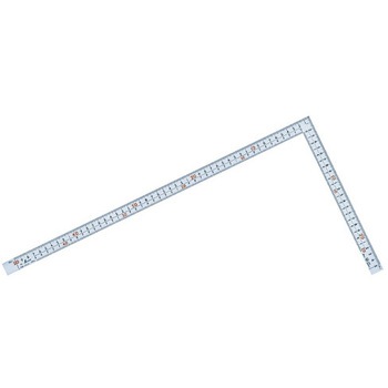 250x500mm 幅広シルバー曲尺 エスコ