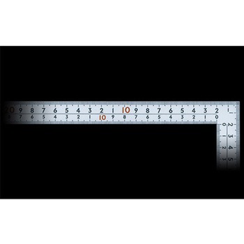 250x500mm 幅広シルバー曲尺 エスコ
