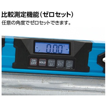 450mm デジタルアルミレベル(マグネット付/防水) エスコ