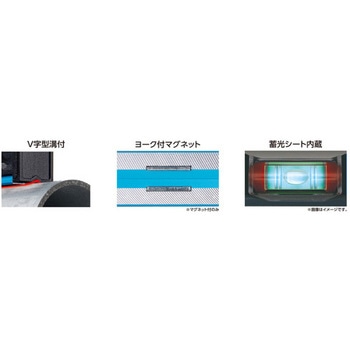 150mm レベル(マグネット付) エスコ