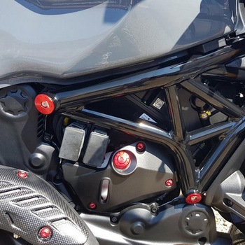 Frame cap sets Ducati Monster 821 1200 CNC Racing (シーエヌシーレーシング)