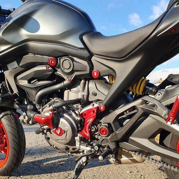 Frame caps kit Ducati Monster 937 (to be mounted with TC325) CNC Racing (シーエヌシーレーシング)