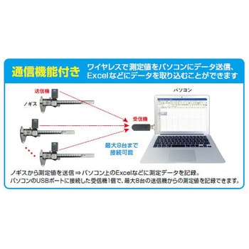 150mm デジタルノギス - エスコ