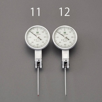 0.8mm/0.01/37.5mmダイアルインジケーター(ロング/ルビー - エスコ