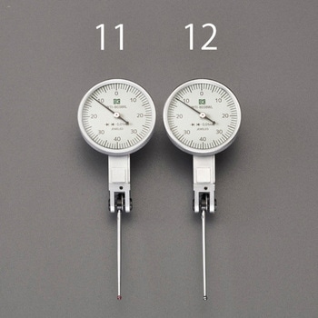 0.8mm/0.01/37.5mmダイアルインジケーター(ロング/超硬 エスコ