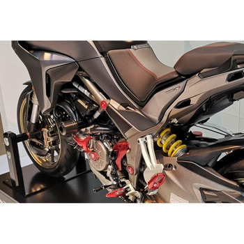 Frame crash protections Ducati Multistrada ブラック CNC Racing (シーエヌシーレーシング)