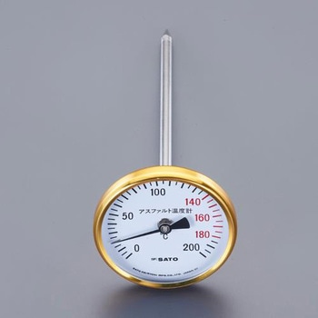 200x80mm アスファルト温度計 エスコ