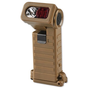 [単3x2本] ミリタリーライト/LED(白・赤) - エスコ