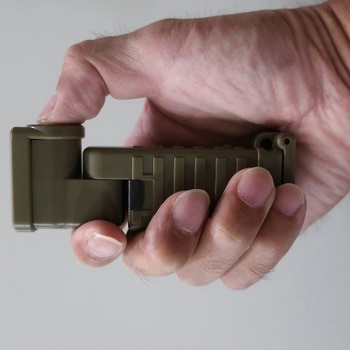 [単3x2本] ミリタリーライト/LED(白・赤) - エスコ