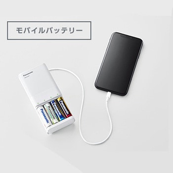 [単3・単4] 電池充電器(USB入出力付) - エスコ
