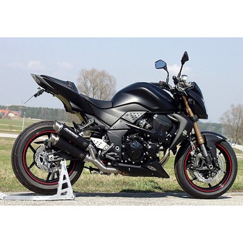 GPC-X2 スリップオンマフラー  EC approved ステンレスブラック for Z750/Z750R (07-) - BODIS (ボディス)