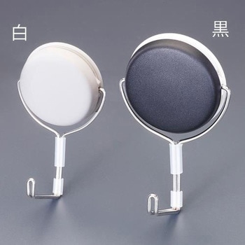 125x80x50mm マグネットフック(回転式/白) エスコ