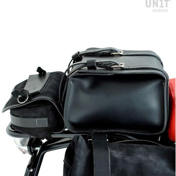 Handlebar bag Sahara Split leather | U038 UnitGarage (ユニットガレージ)