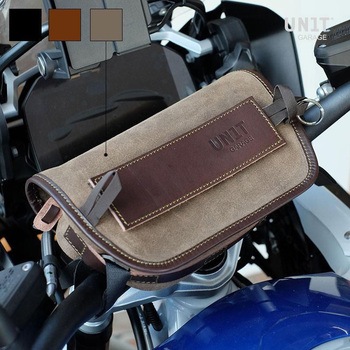 Handlebar bag Sahara Split leather | U038 UnitGarage (ユニットガレージ)